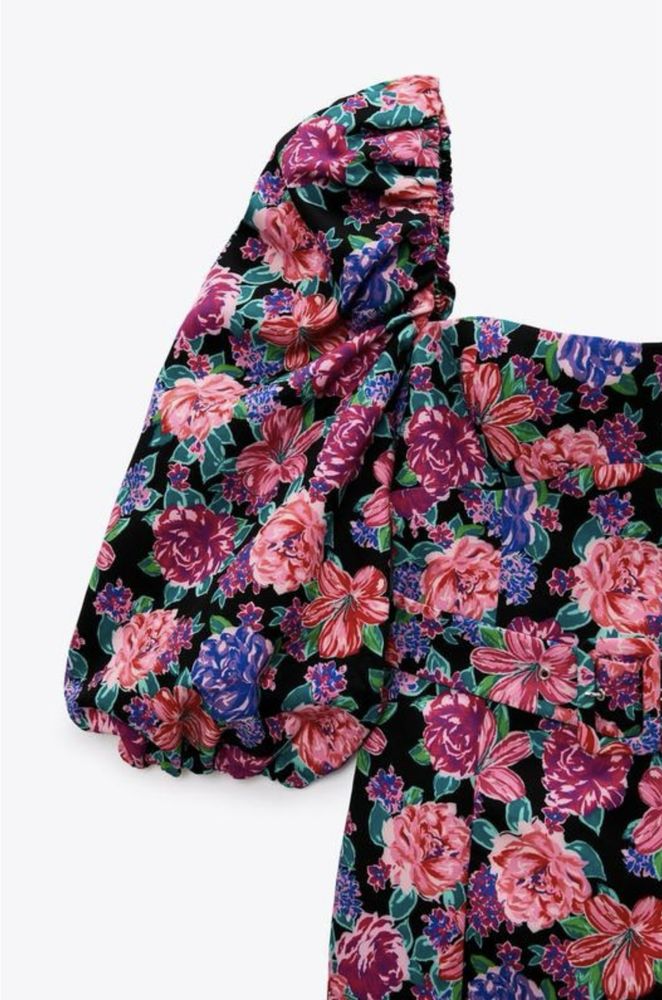 ZARA сукня в квітковий принт