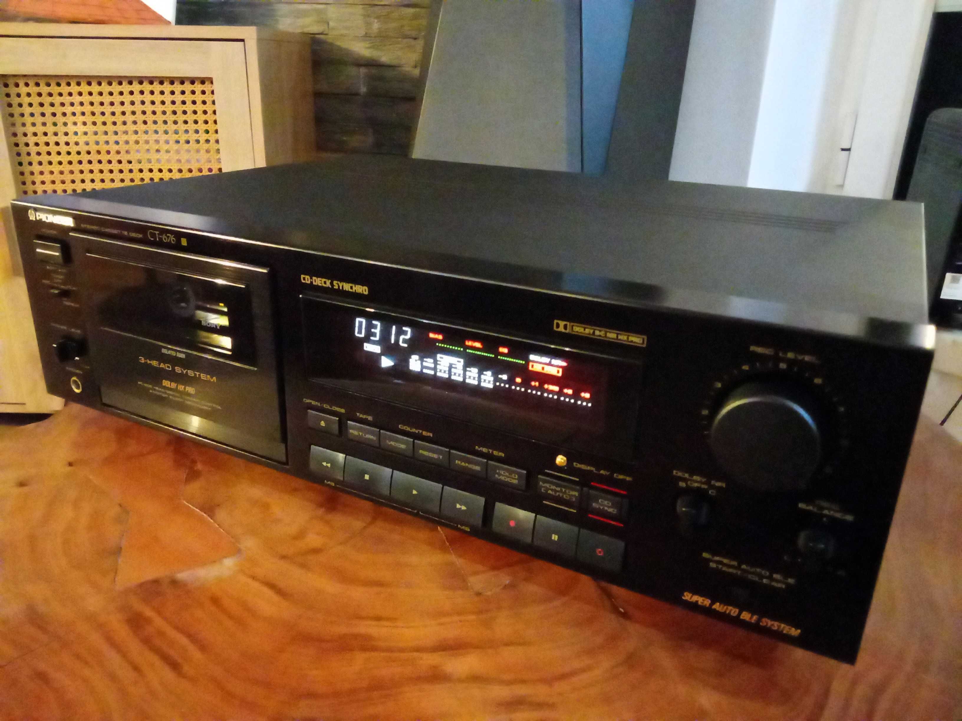 Deck de cassetes Pioneer ct-676