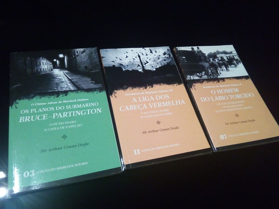 Coleção Sherlock Holmes - 3 livros