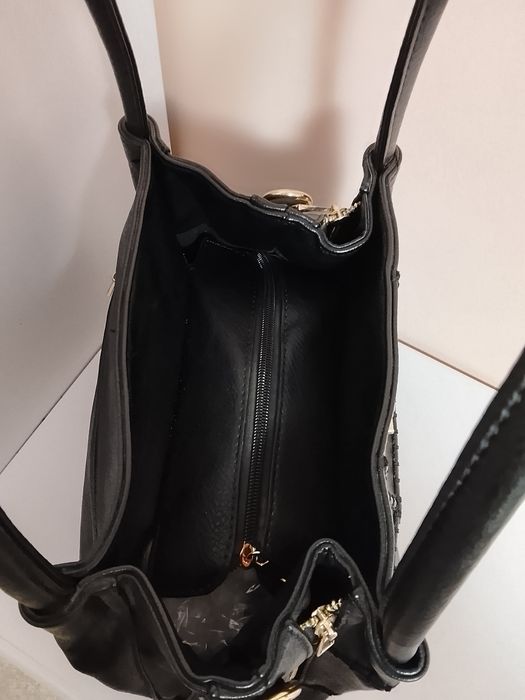 Сумка YSL шкіряна жіноча чорна