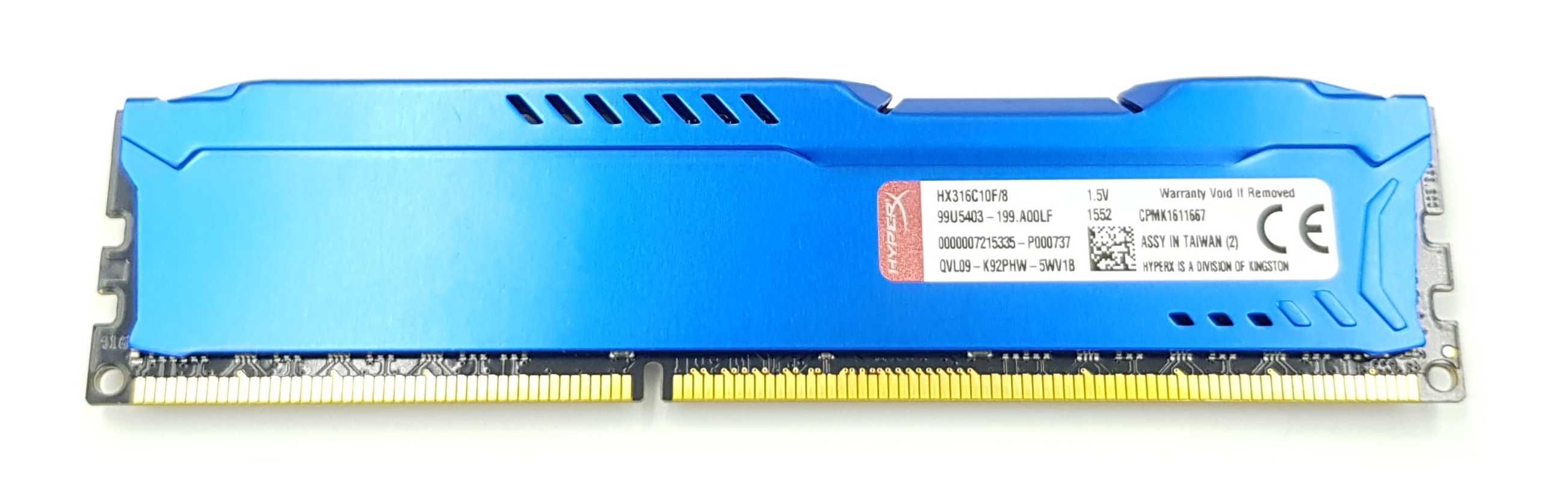 TESTOWANA pamięć RAM HyperX Fury DDR3 8GB 1600MHz 10 HX316C10F/8 FVAT