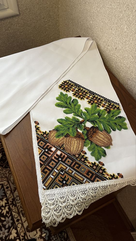 Рушник вишитий бісером