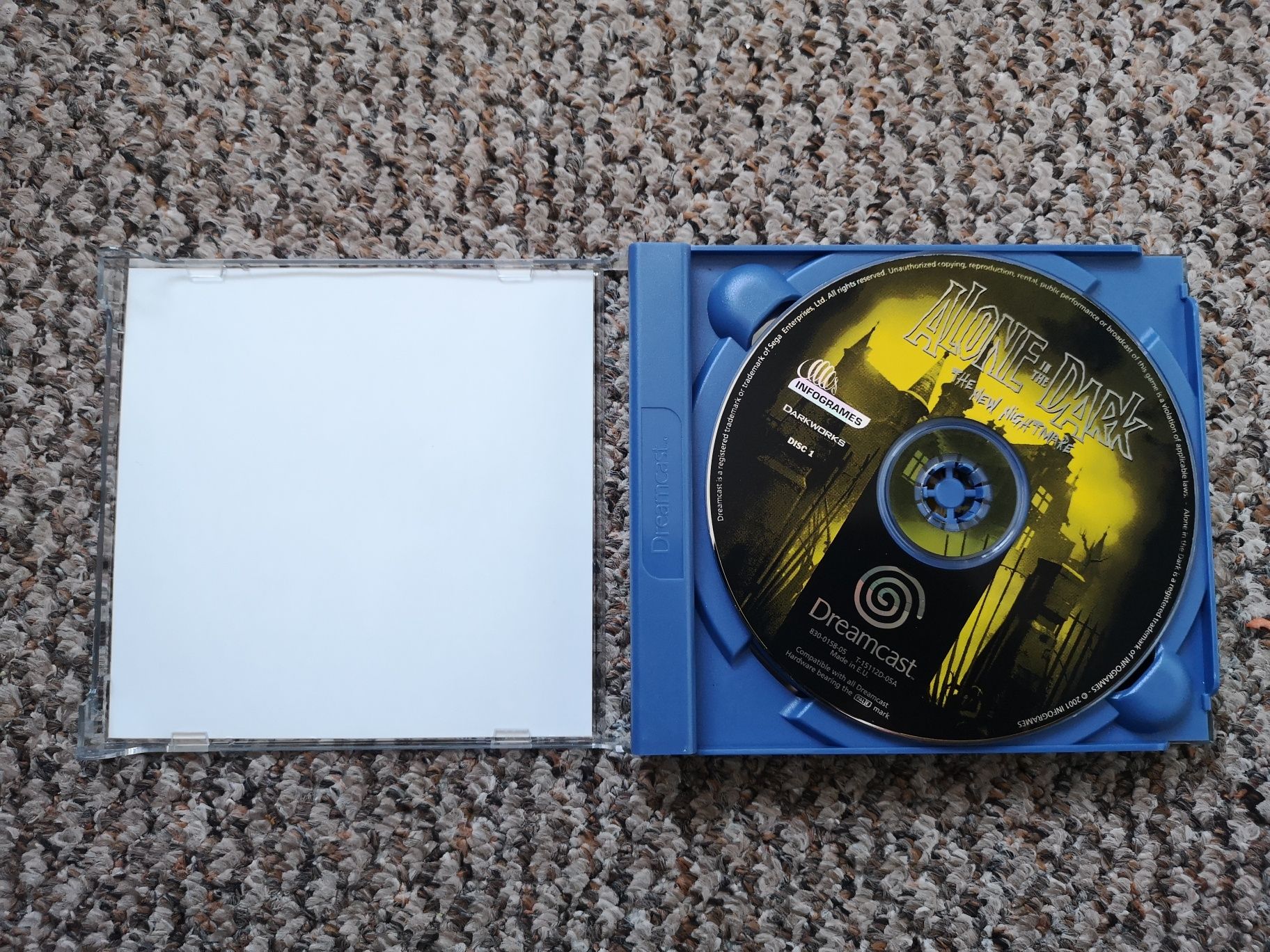 Sega dreamcast gra Alone In The Dark. PAL angielski. Ideał.