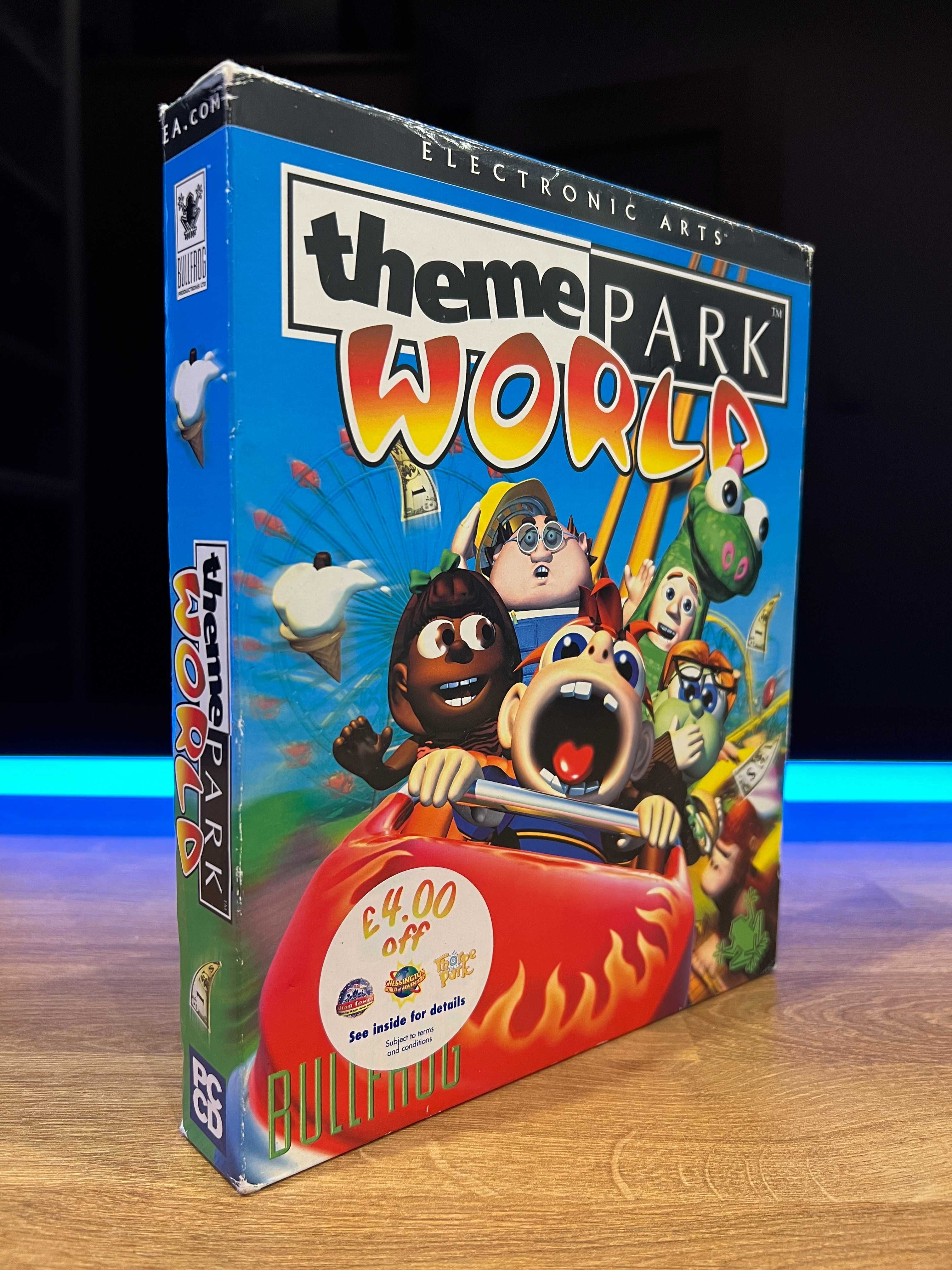 Theme Park World (PC EN 1999) BIG BOX kompletne premierowe wydanie