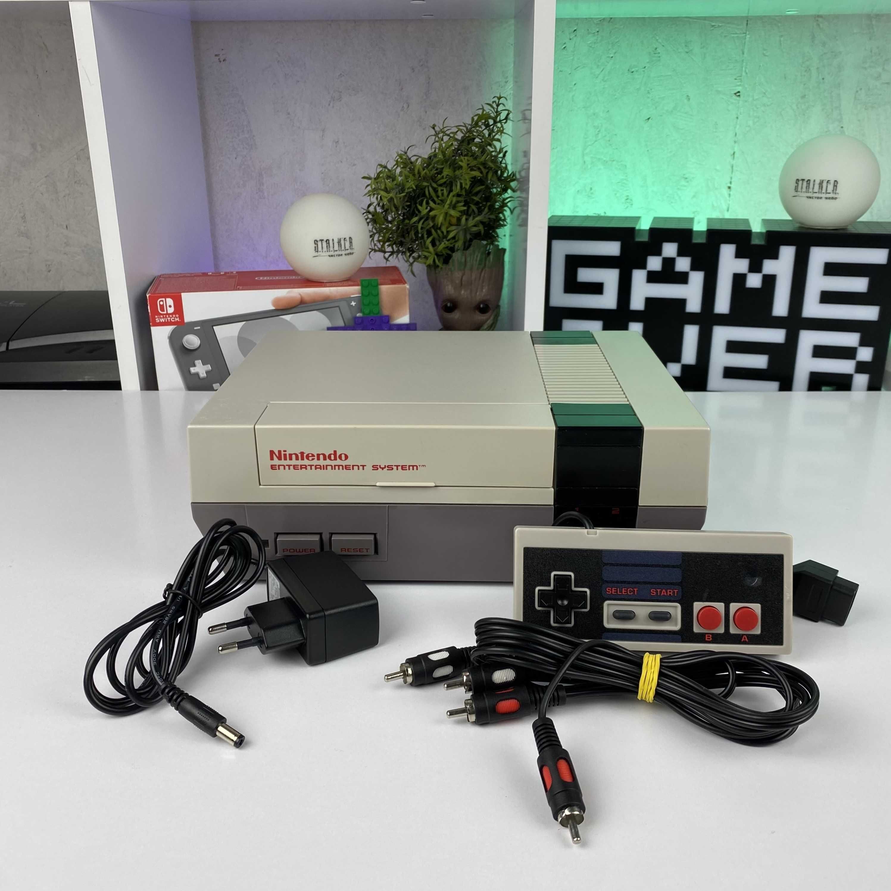 Ретро Консоль Nintendo NES USA Grey Б/У та Геймпад RMC Гарантія N64