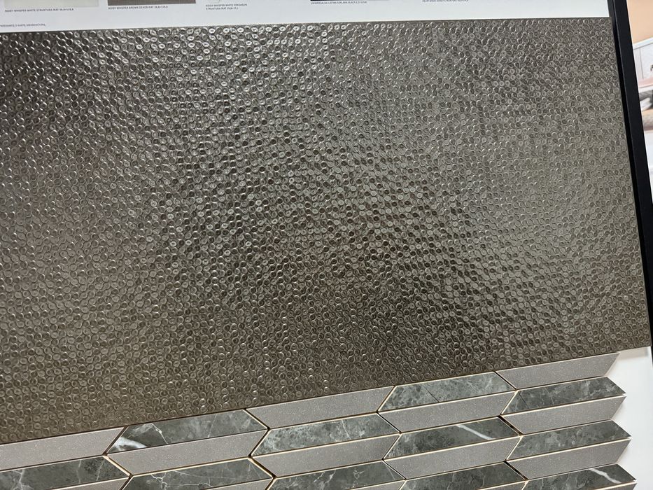 NOISY WHISPER Anthracite Str Rekt. POŁYSK 39,8X119,8 G2 Płytka Ścienna