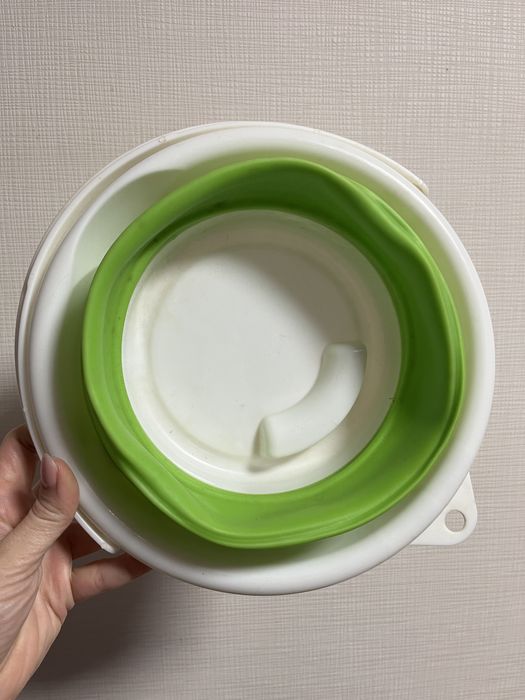 Ведро силіконове складене