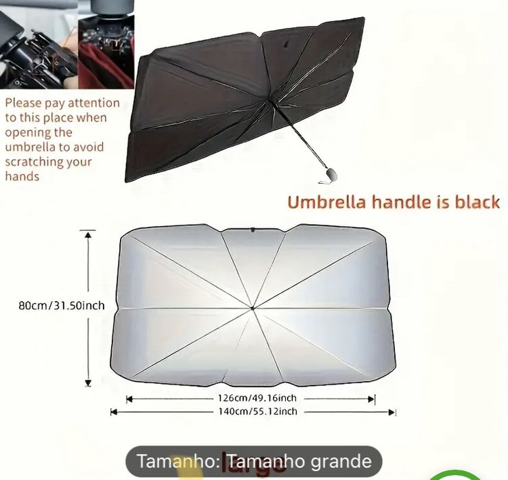 Protetor solar para carro