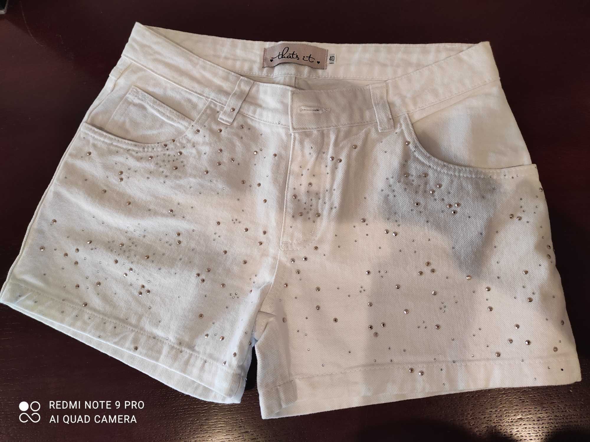 Short algodão senhora branco