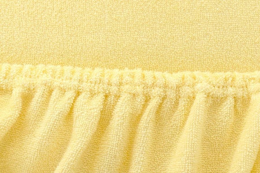 Prześcieradło z Gumką Dzianina Frotte Komfortowe Jednolite _D 60x120