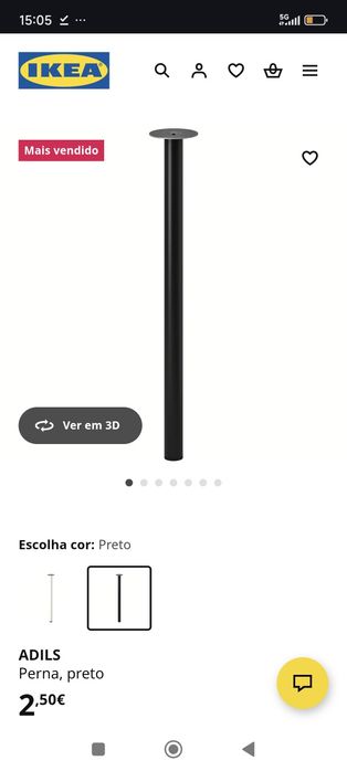 Secretária Lagkapten + Adils 200x60