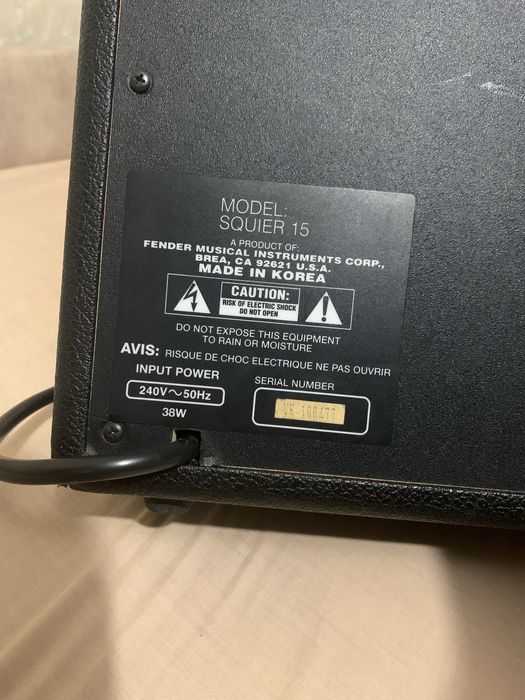 Jackson floyd rose + fender squier 38w guitar