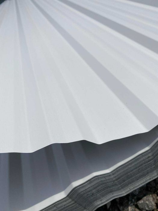 Blacha trapezowa t18 BIAŁA, Grubość 0,75!