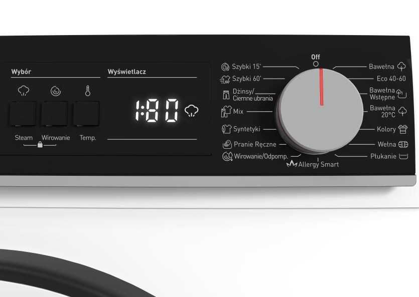 NOWA Sharp Pralka ES-NFA910BW1NA-PL inverter WASD 9KG gwar 2 lata