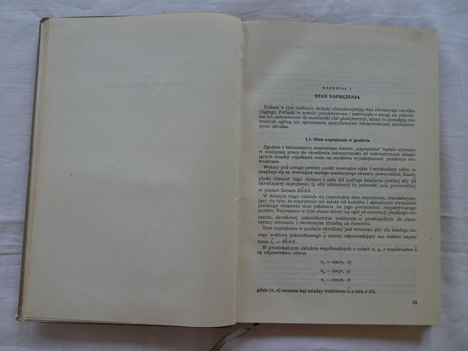 Książka O. Hoffman G. Sachs Wprowadzenie do teorii plastyczności tech