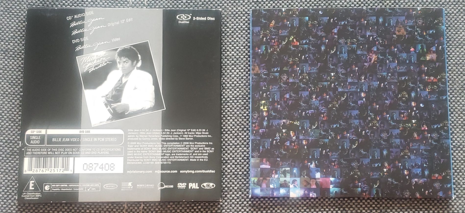 Michael Jackson Billie Jean Visionary-The Video Singles-4 DualDisc