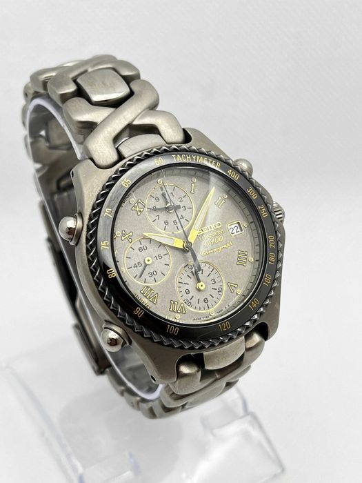 Seiko Titanium 1/100 Chronograph vintage 1994r