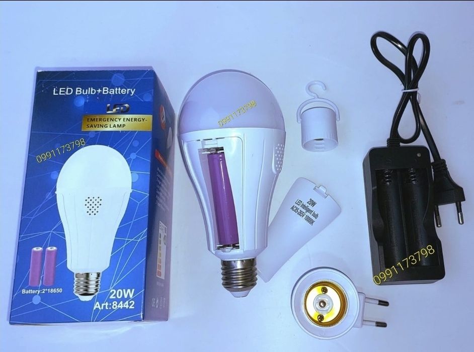 "Блекаут" лампа аварійного освітлення (знімні 2x18650) автономн