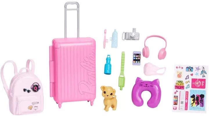 Barbie. HJY18 Lalka w podróży, zestaw