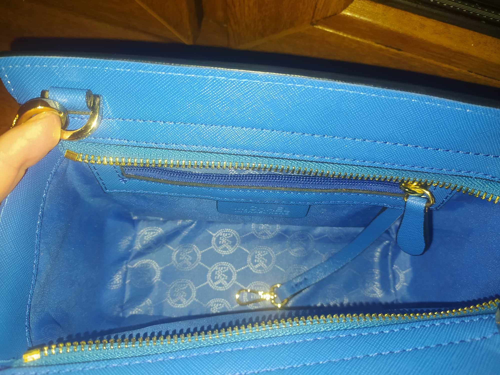 Сумка Michael Kors blue selma