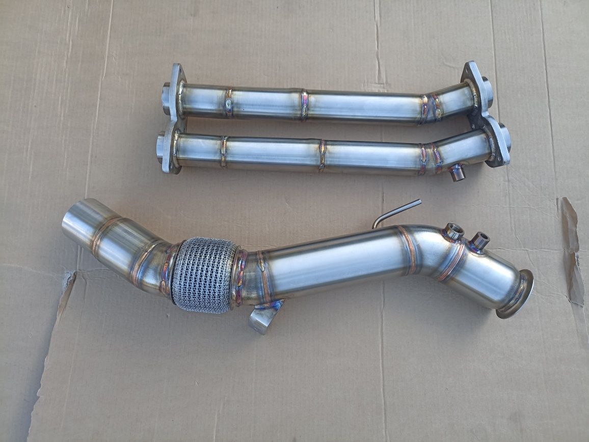 Downpipe BMW M57N i M57N2 - e90, e60, e46 opcja 4 cale z wyjściem na 3