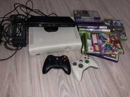 Konsola Xbox 360 + Kinect 14 gier 2 pady