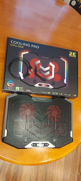 Охолоджувальна підставка для ноутбука 2E Gaming 2E-CPG-004 Black (2E-C