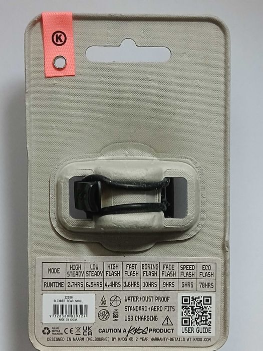 Lampka rowerowa tylna Knog Blinder - Skull* nowa i oryginalna