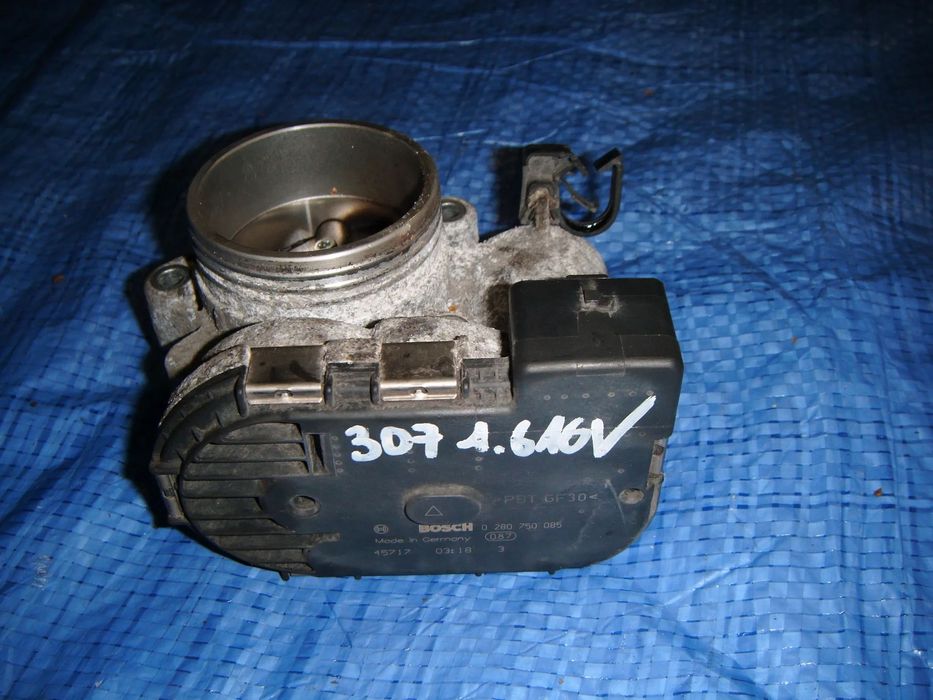 peugeot 307 03r 1.6 16v przepustnica  0280750085