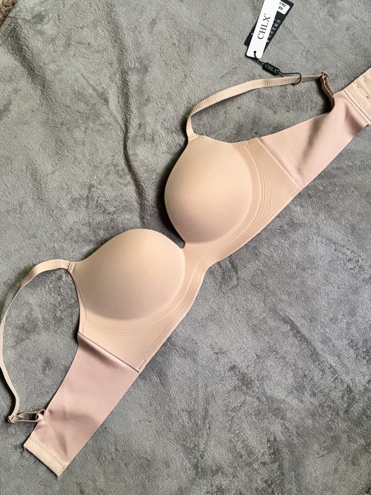 Бежевий безшовний бра/бюст
