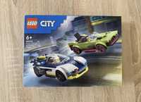 LEGO City - Pościg radiowozu za muscle carem 60415 New