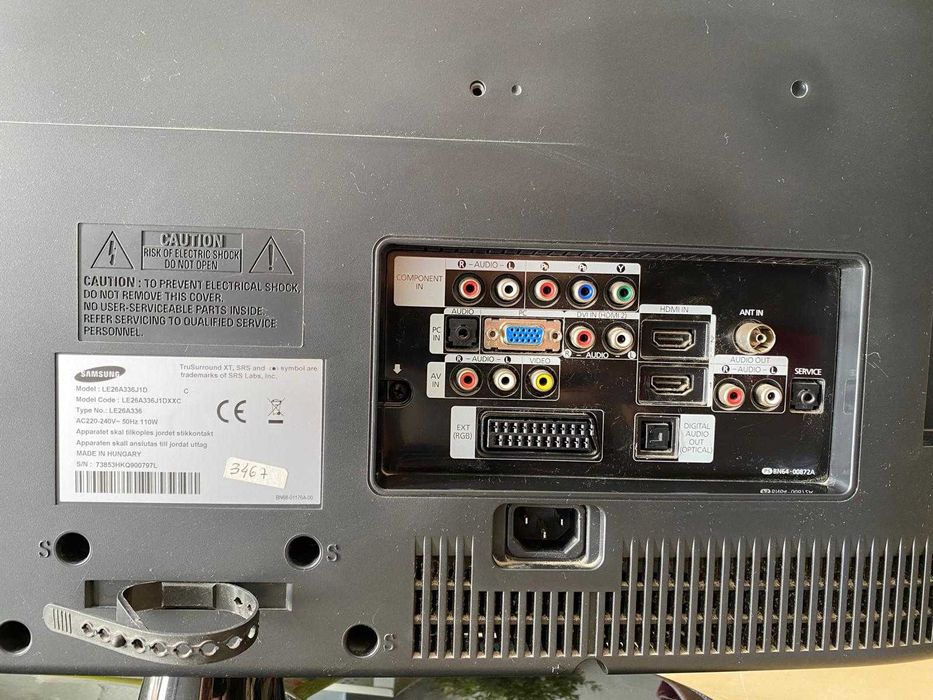 TV Samsung LE26A336JIDXXC