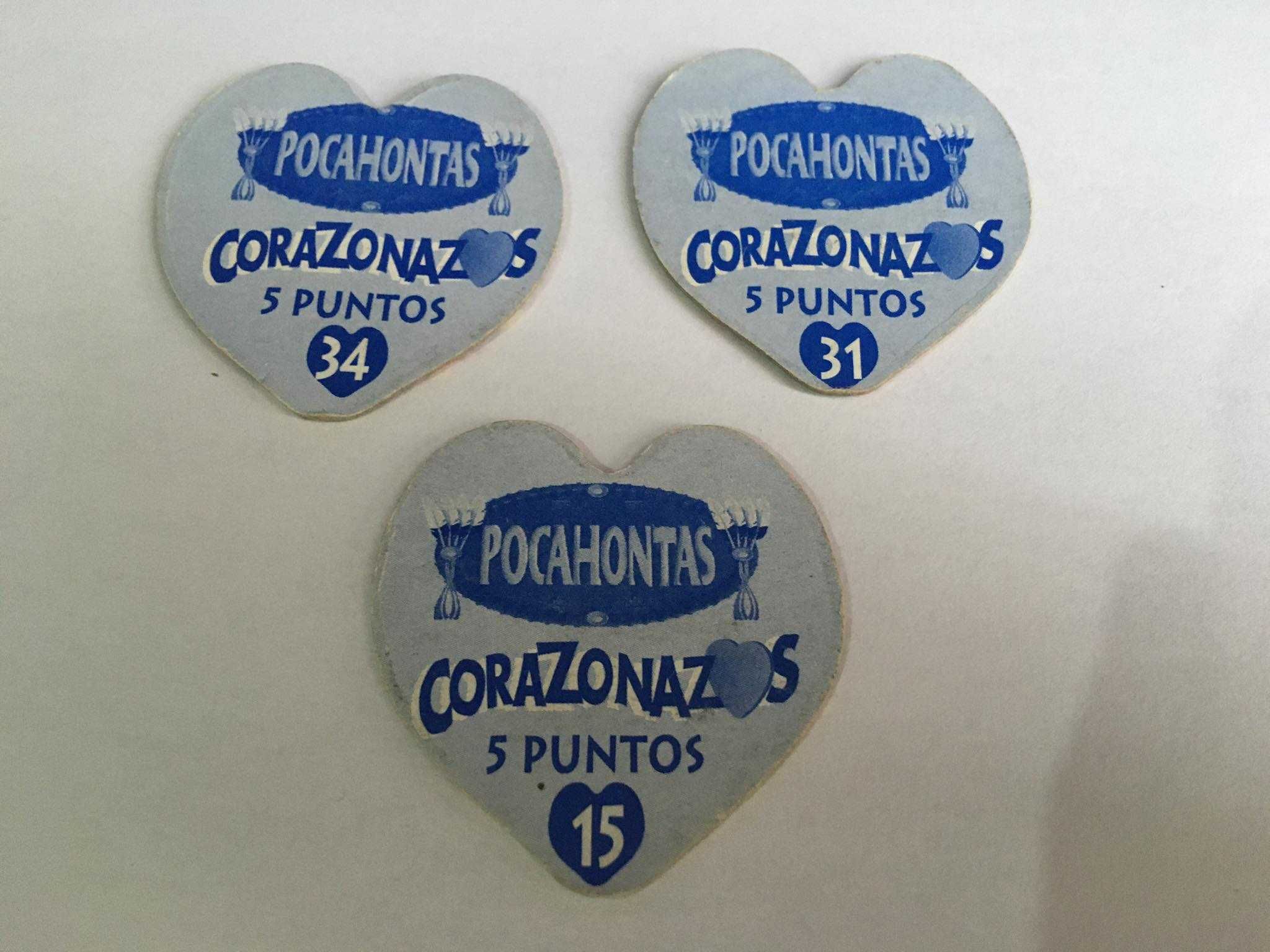 Tazos Pocahontas Corazonazos