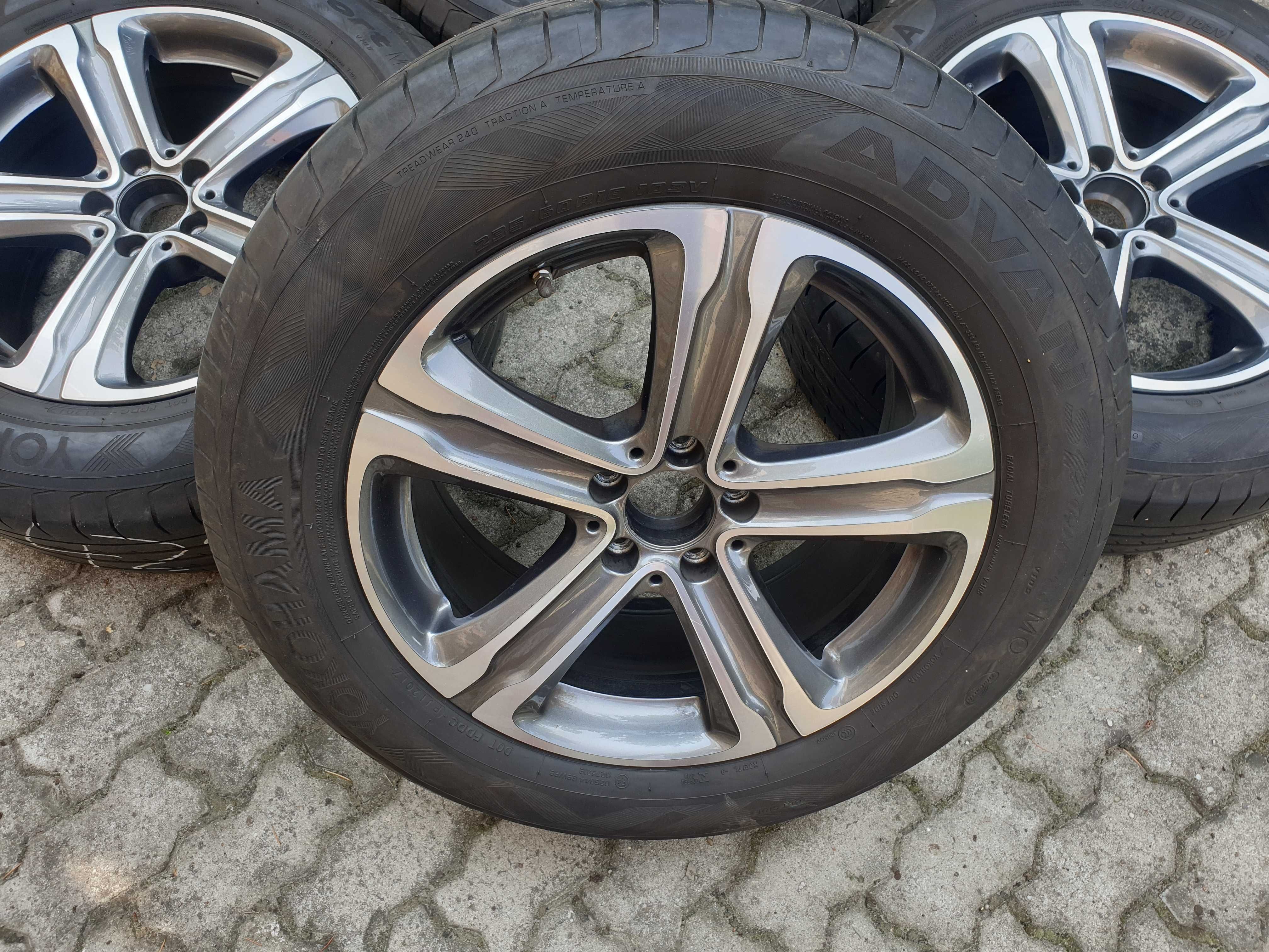 Felgi alu 18" 5x112 Mercedes GLC X253 GLE W167 R ML z czujnikami TPMS