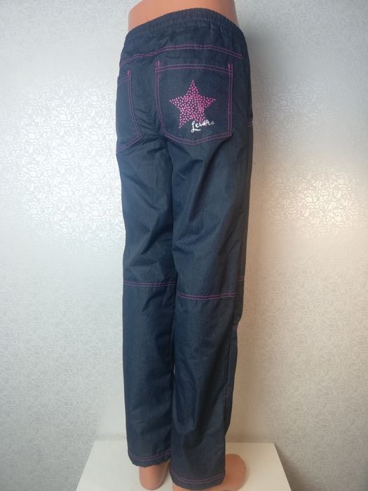 Spodnie dziewczęce zimowe ocieplane Lewro r.164-170