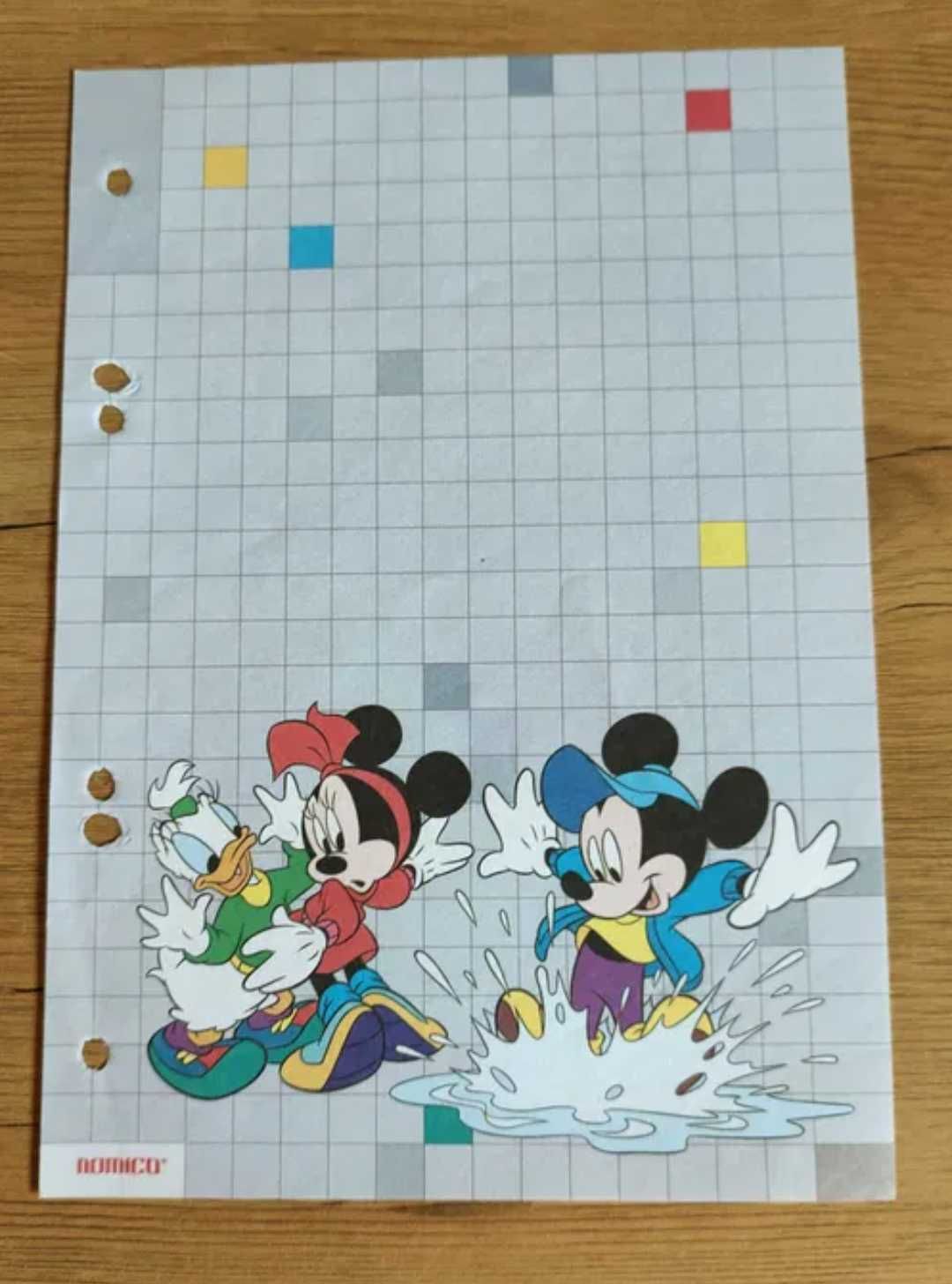 Kolekcjonerskie karteczki do segregatora Tiny Toon lata 90 Mickey Herc