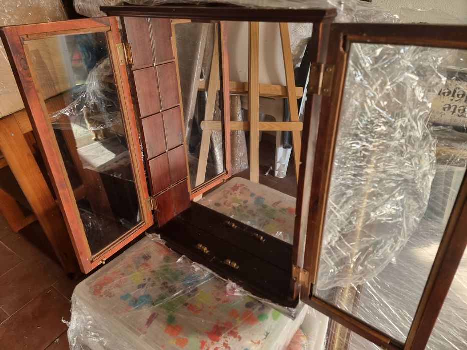 Mostruário Antigo com Espelho