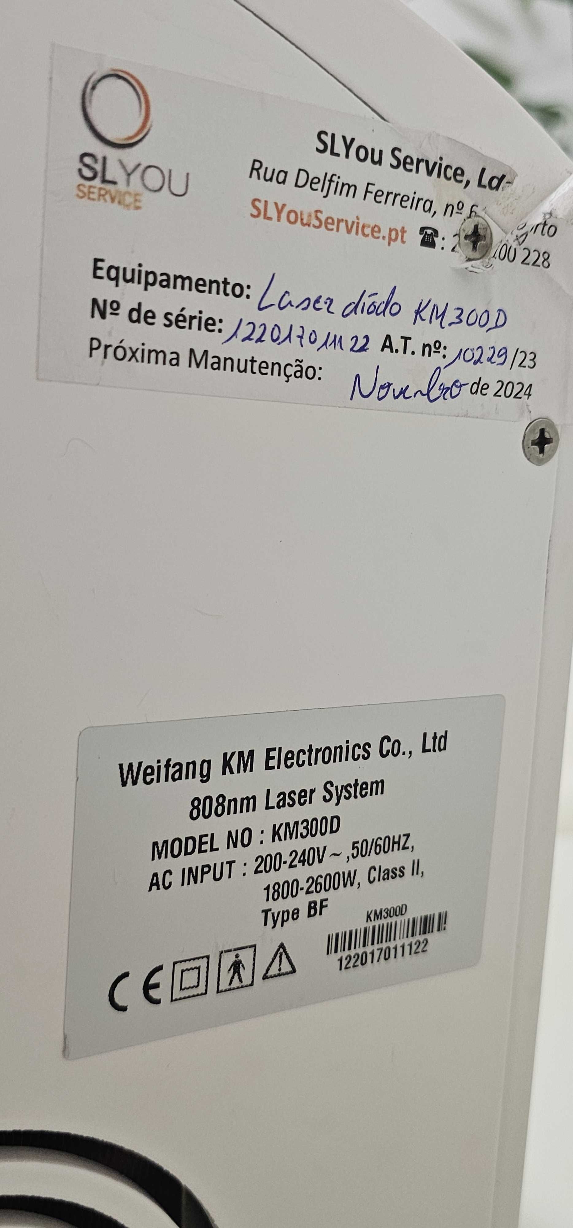 Máquina Laser diodo 808nm USADA