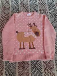 Sweterek dla dziewczynki r 128