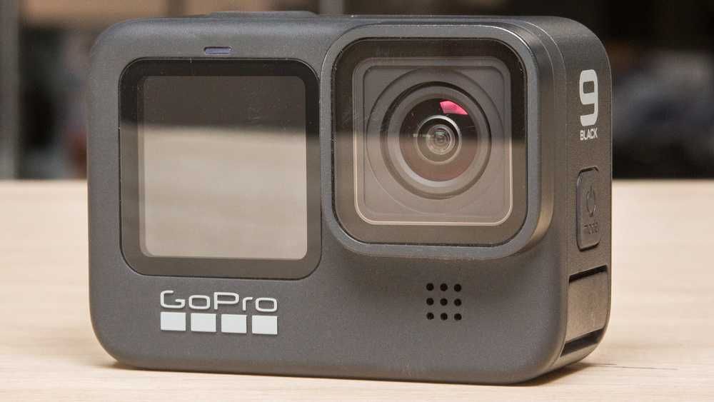 Kamera sportowa GoPro 9 Black, akcesoria, baterie, etui itd.