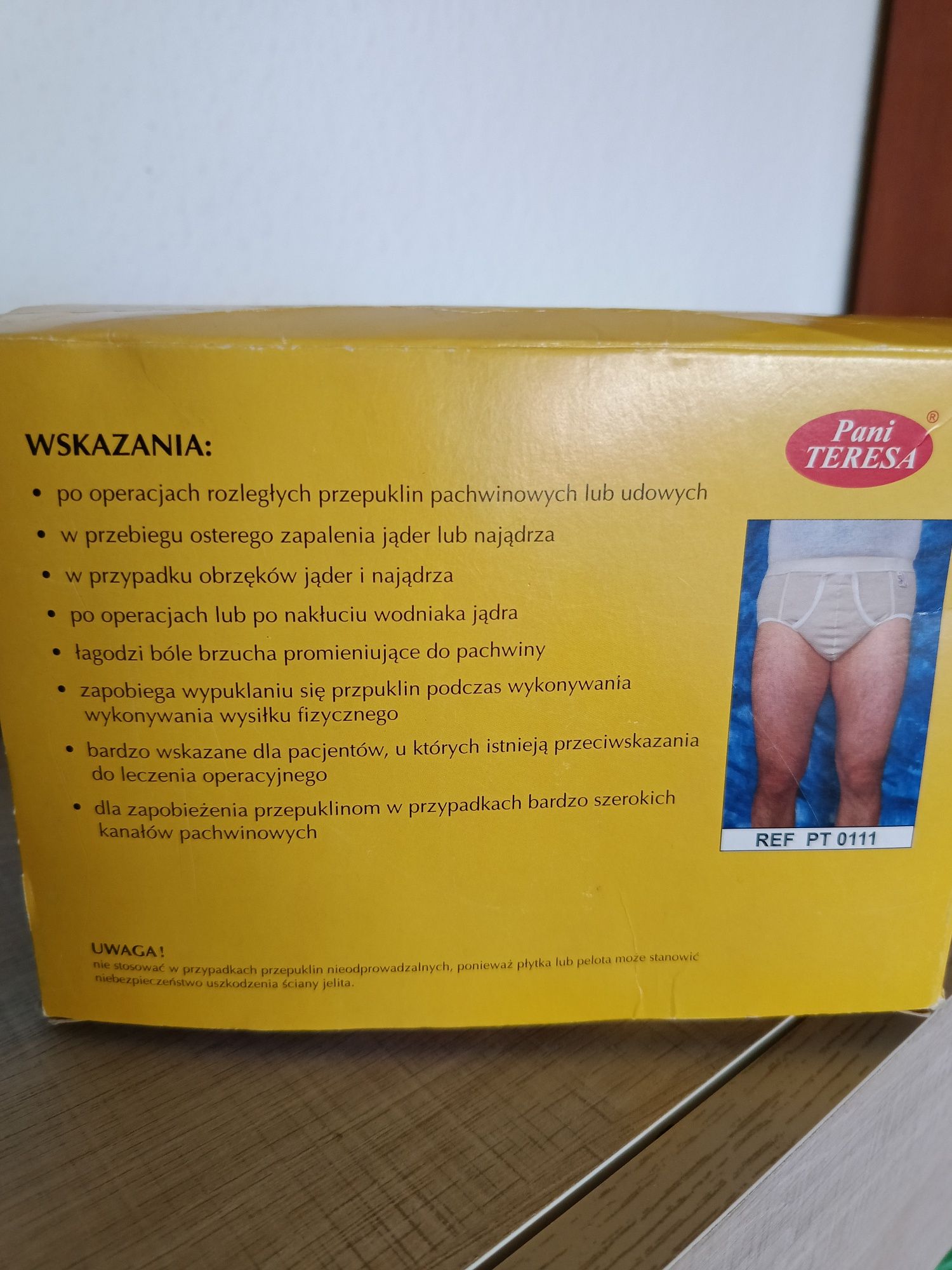 Pani Teresa Slipy przepuklinowo - suspensoryjne męskie - M