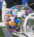 Bubble House wynajem/ dmuchaniec bańka, igloo z wirującymi balonami.