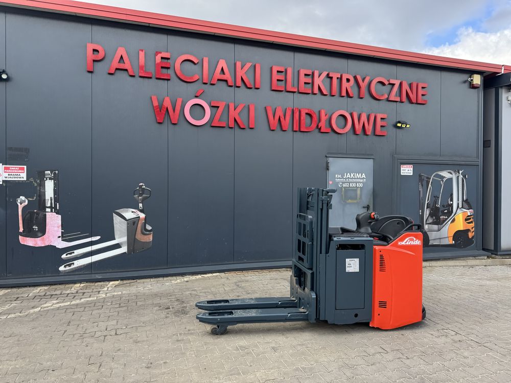 Paleciak elektryczny Linde 2019 r 1200 kg 210 cm Linde D 12 Sp wózek