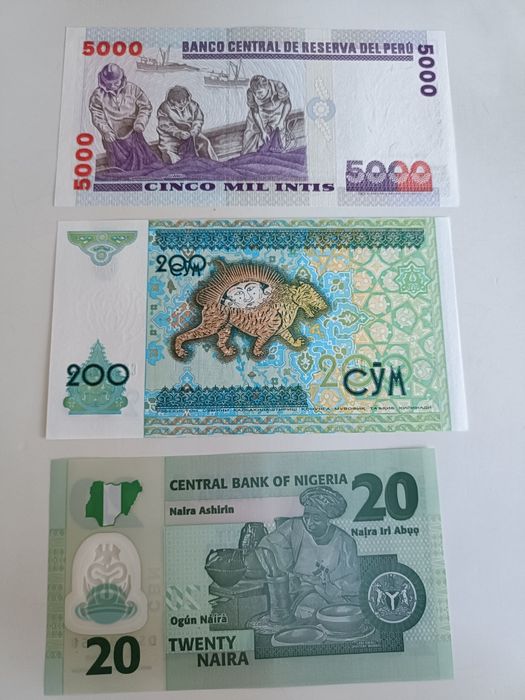 Lote Notas do Mundo