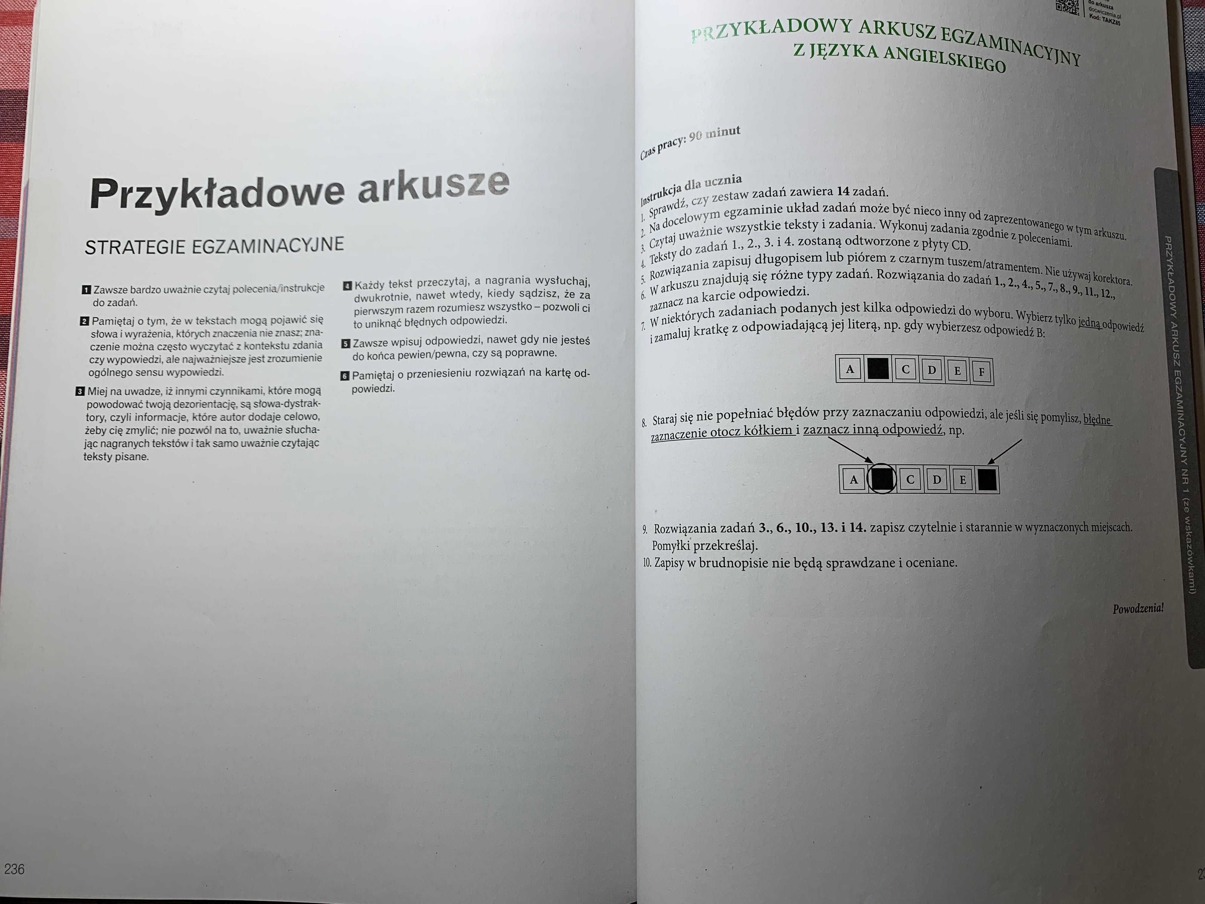 Język angielski teraz egzamin ósmoklasisty,  repetytorium Nowa Era