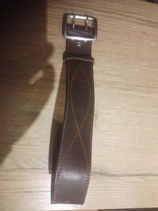 Ремень кожанный офицерский