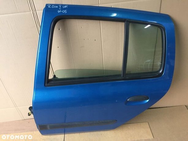 Renault Clio II 98- drzwi tylne lewe niebieskie