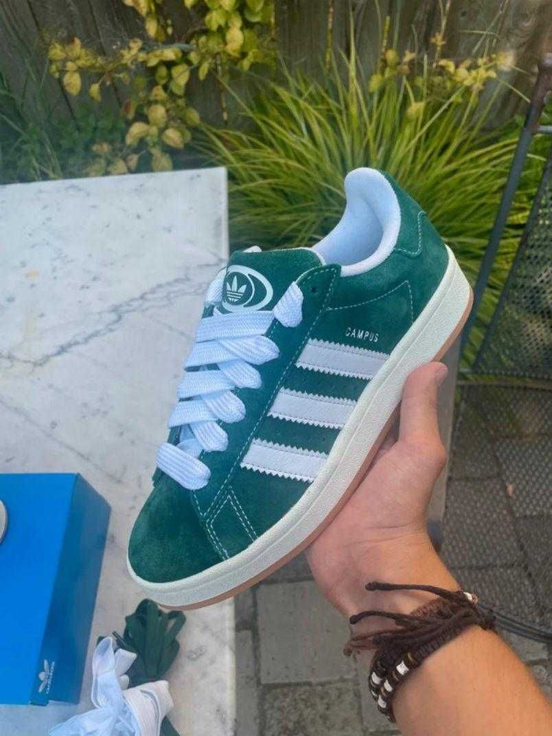 adidas Campus 00s Dark Green Cloud White  43