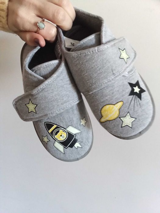 Pantufas de sola de borracha
