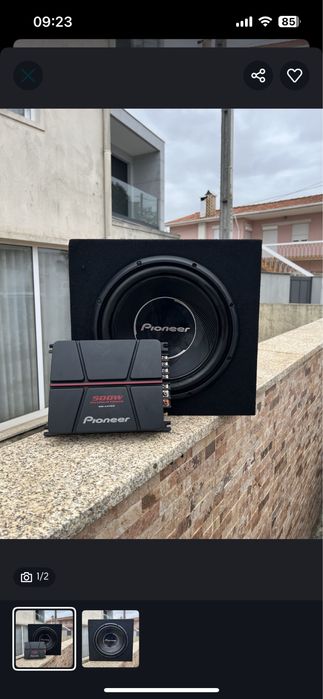 Subwoofer e Amplificador